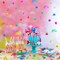 3000 Pieces Happy Birthday Confetti Birthday Cake Confetti Metallic Foil Balloon Table Scatter Decorations for Party, Baby Shower, DIY Arts and Crafting